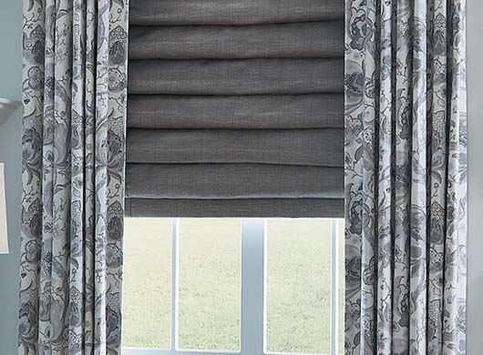 Carole Fabrics Drapes and Roman Shades