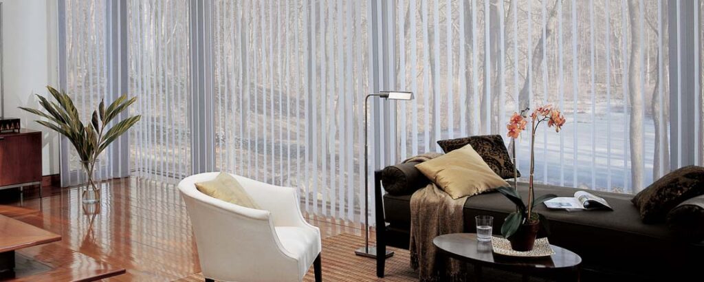 Luminette Sheer Shades in Living Room