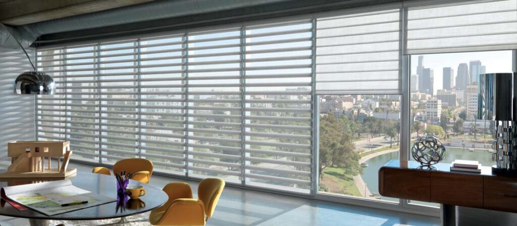 Pirouette Sheer Shades in Living Room