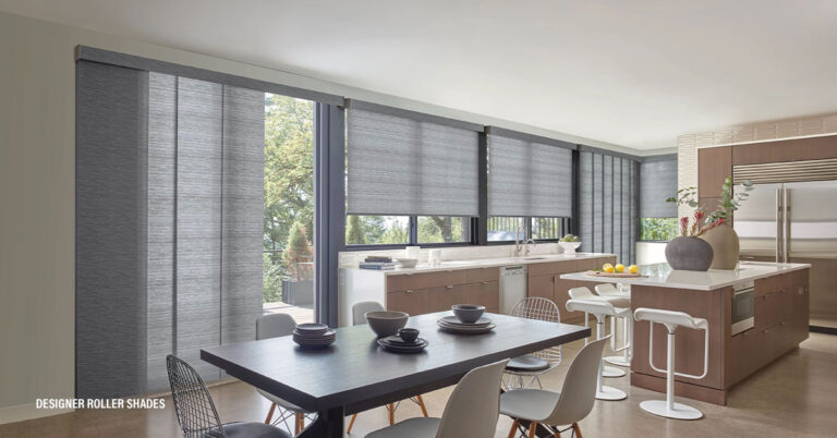 Designer Solar Shades and Skyline Panel-Track Blinds